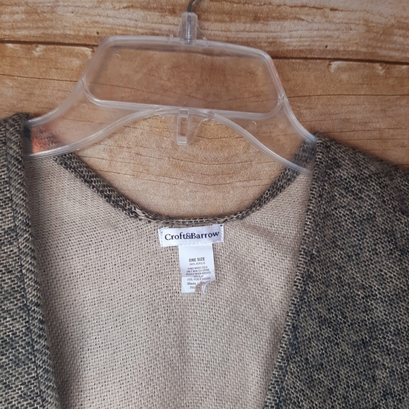 Croft & Barrow Fringed Wrap, One Size - Picture 2 of 3